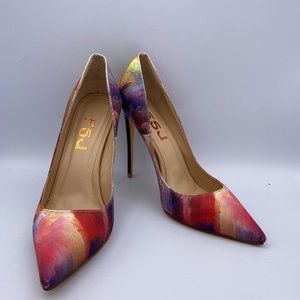 FSJ Fashion High Heel Stilettos Pointed Toe Pumps